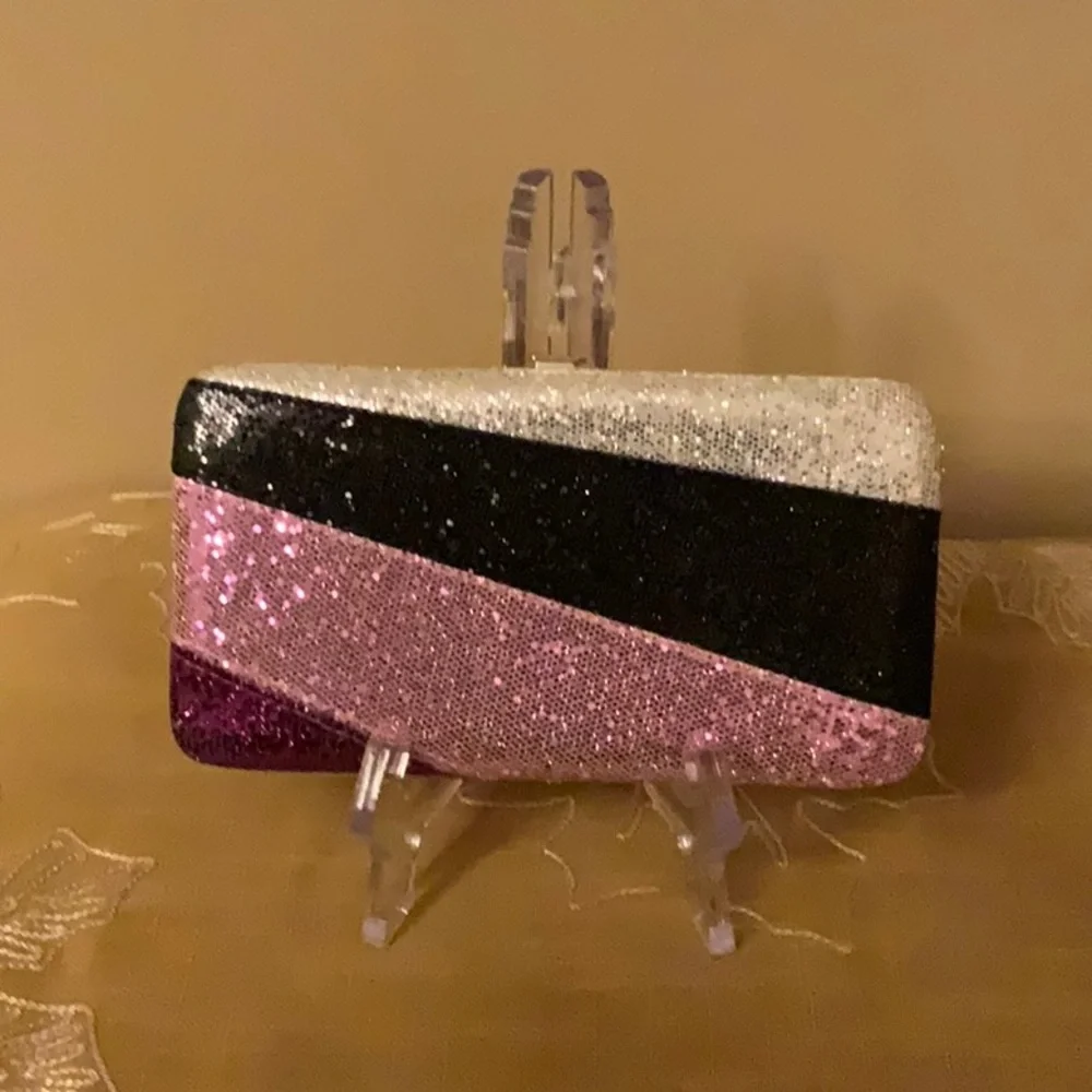 Faux Sequin Clutch. Ready to ship!
